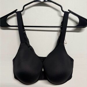 SKIMS Smoothing Intimates Full Coverage Bra Lightly Lined Onyx Women Size 34C